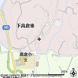 岡山県津山市下高倉東1992周辺の地図