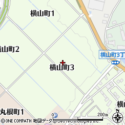 愛知県豊田市横山町周辺の地図