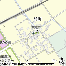 滋賀県近江八幡市竹町323周辺の地図