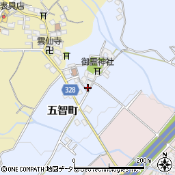 滋賀県東近江市五智町139周辺の地図