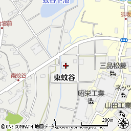 愛知県愛知郡東郷町和合東蚊谷周辺の地図