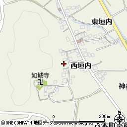 京都府南丹市八木町室橋（西垣内）周辺の地図