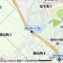 横山町３周辺の地図