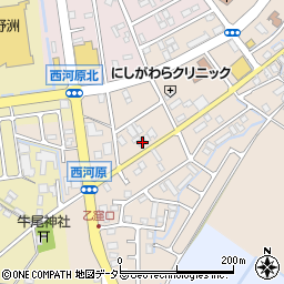 滋賀県野洲市西河原2261周辺の地図