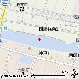 宝川周辺の地図