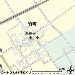 滋賀県近江八幡市竹町56周辺の地図