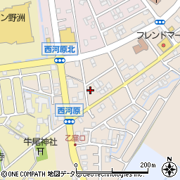 滋賀県野洲市西河原2247周辺の地図