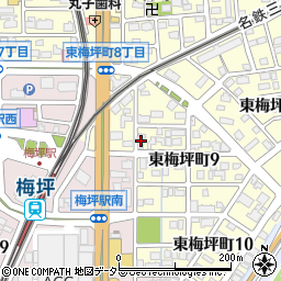 豊田キーセンター周辺の地図