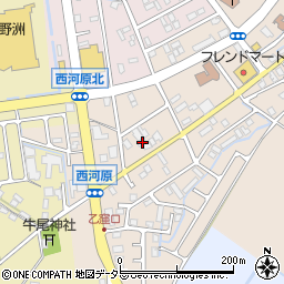 滋賀県野洲市西河原2262周辺の地図
