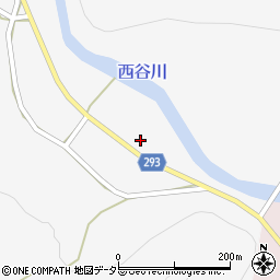 兵庫県丹波市山南町西谷168周辺の地図