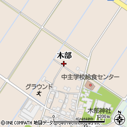 滋賀県野洲市木部2155周辺の地図