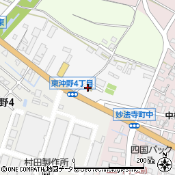 丸亀製麺 八日市店周辺の地図