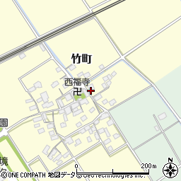 滋賀県近江八幡市竹町57周辺の地図
