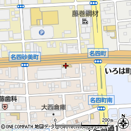 愛知トヨタ自動車港店周辺の地図