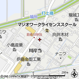 愛知県みよし市莇生町川岸当15周辺の地図