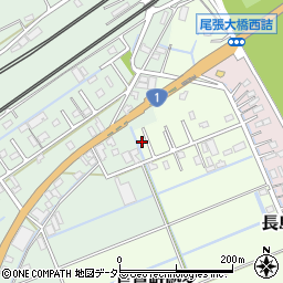 三重県桑名市長島町殿名864周辺の地図