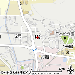 京都府南丹市園部町栄町１号周辺の地図