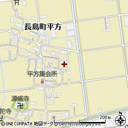 三重県桑名市長島町平方周辺の地図