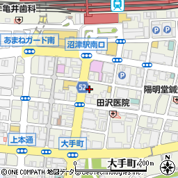 和民沼津南口駅前店周辺の地図