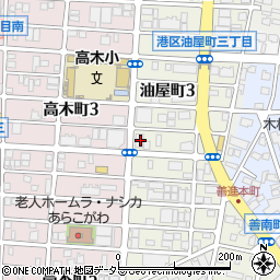 愛知県名古屋市港区油屋町3丁目55周辺の地図