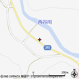 兵庫県丹波市山南町西谷167周辺の地図