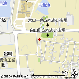 愛知県豊田市白山町吉兼周辺の地図