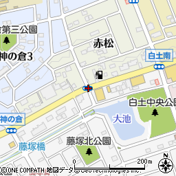 赤ノ松周辺の地図