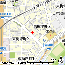 株式会社東京海上日動火災保険代理店コンサルティング東海周辺の地図