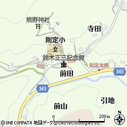 鈴木正三記念館周辺の地図