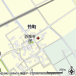 滋賀県近江八幡市竹町49周辺の地図