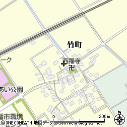 滋賀県近江八幡市竹町305周辺の地図