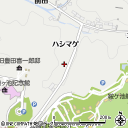 愛知県豊田市池田町（ハシマゲ）周辺の地図