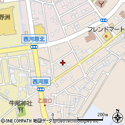 滋賀県野洲市西河原2250周辺の地図