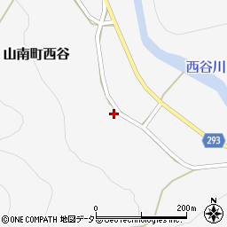 兵庫県丹波市山南町西谷253周辺の地図