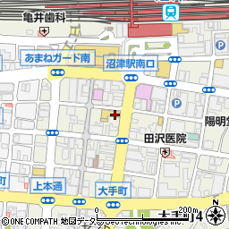 ファミリーマート沼津大手町店周辺の地図
