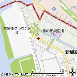 加路戸神社前周辺の地図