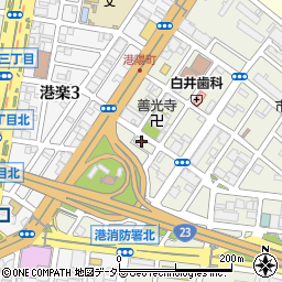 港警察署築地交番周辺の地図