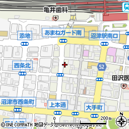 301餃子 沼津駅南口店周辺の地図