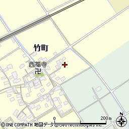 滋賀県近江八幡市竹町43周辺の地図
