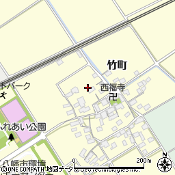 滋賀県近江八幡市竹町306周辺の地図