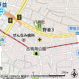 サイクルベースあさひ野並店周辺の地図