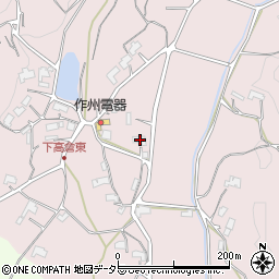 岡山県津山市下高倉東1562周辺の地図