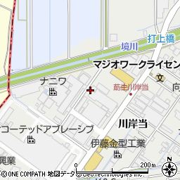 愛知県みよし市莇生町上永井田周辺の地図