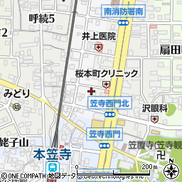 ＥＣＣジュニアＢＳ桜本町周辺の地図