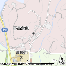 岡山県津山市下高倉東1950-3周辺の地図