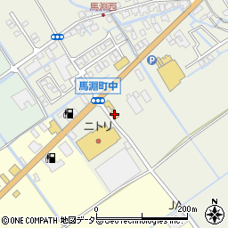 滋賀三菱近江八幡店・クリーンカー近江八幡周辺の地図