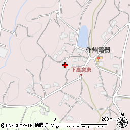 岡山県津山市下高倉東1849-2周辺の地図