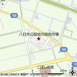 有限会社向菊商店　市場店周辺の地図