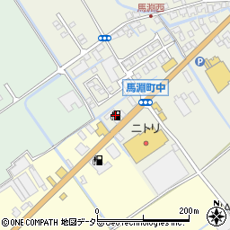 ａｐｏｌｌｏｓｔａｔｉｏｎセルフイン近江八幡ＳＳ周辺の地図