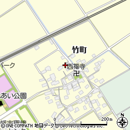 滋賀県近江八幡市竹町303周辺の地図